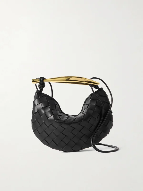 Bottega Veneta Sardine Mini Intrecciato Leather Top-handle Bag