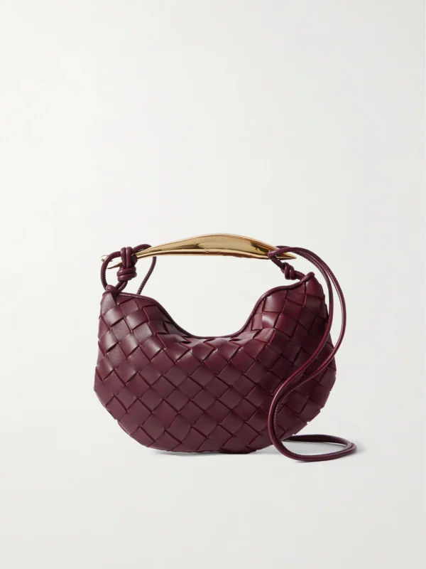 Bottega Veneta Sardine Mini Intrecciato Leather Top-handle Bag