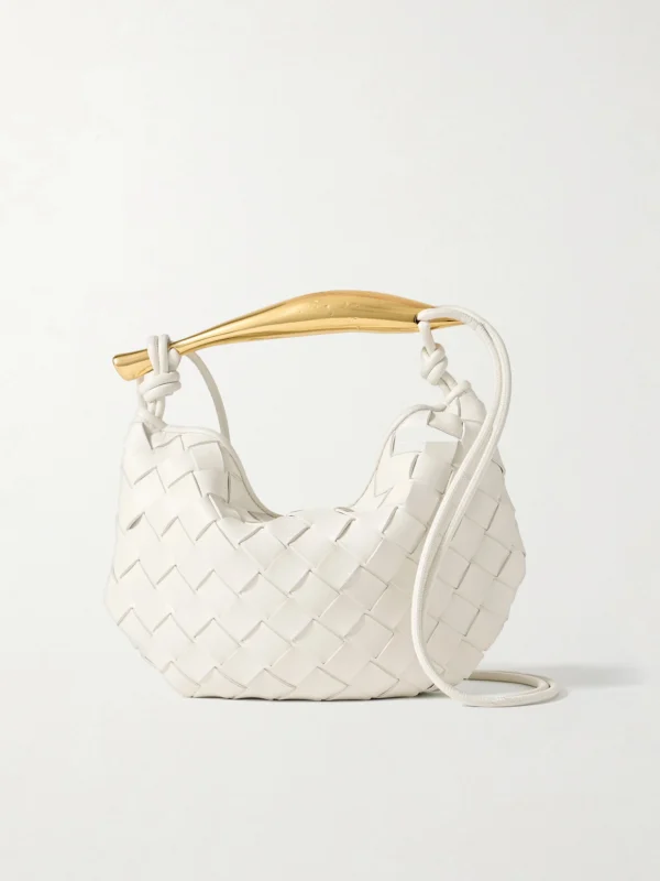 Bottega Veneta Sardine Mini Intrecciato Leather Top-handle Bag