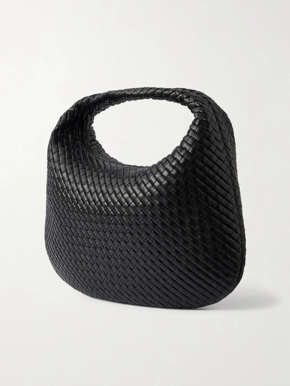 Back view of the Bottega Veneta Venta Large Intrecciato Leather Shoulder Bag