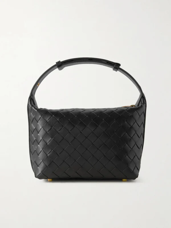 Bottega Veneta Wallace Mini Intrecciato Leather Shoulder Bag