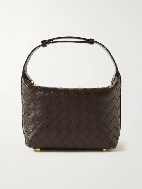 Bottega Veneta Wallace Mini Intrecciato Leather Shoulder Bag