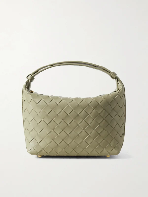 Bottega Veneta Wallace Mini Intrecciato Leather Shoulder Bag