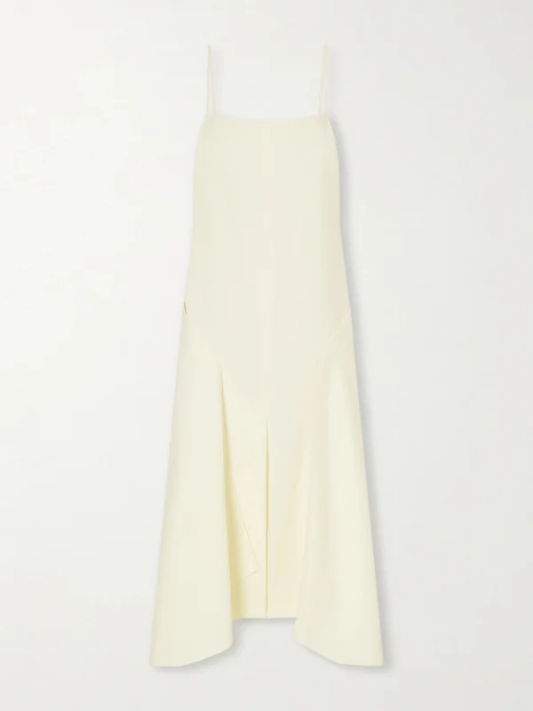 Brandon Maxwell The Darby Crepe Midi Dress