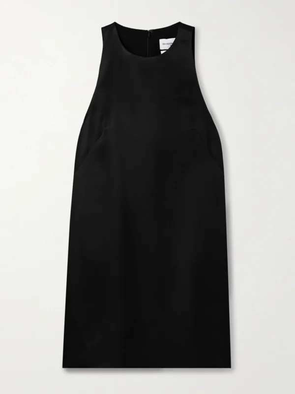 Brandon Maxwell The Joelle Wool and Silk-blend Mini Dress