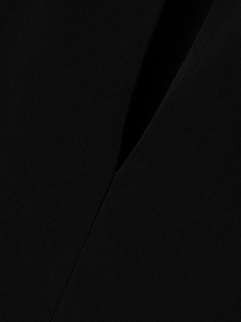 Close-up detail of the Brandon Maxwell The Marla Cutout Stretch-jersey Top