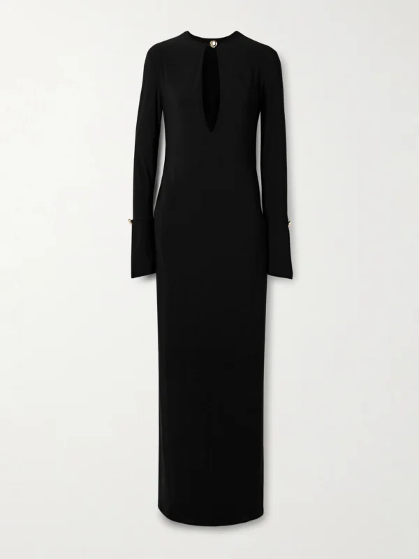 Brandon Maxwell The Sylvie Cutout Stretch-jersey Gown