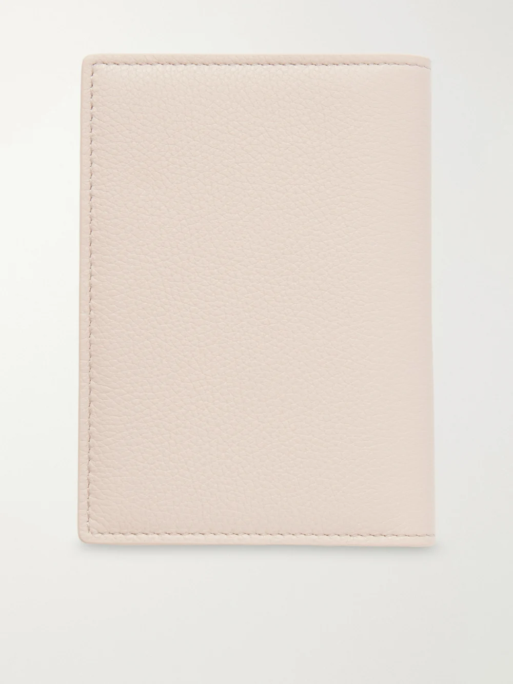 Back view of the Brunello Cucinelli Embossed Textured-leather Cardholder