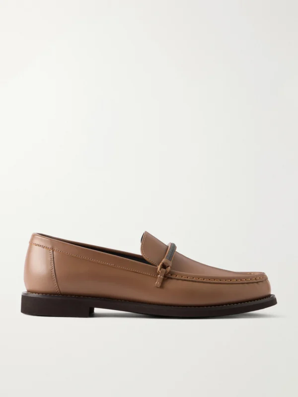 Brunello Cucinelli Leather Loafers