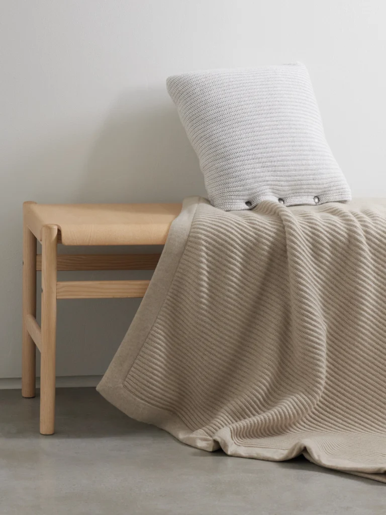 Brunello Cucinelli Ribbed Cashmere Throw