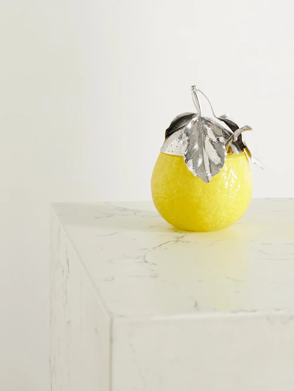 Buccellati Lemon Sterling Silver and Glass Jam Jar