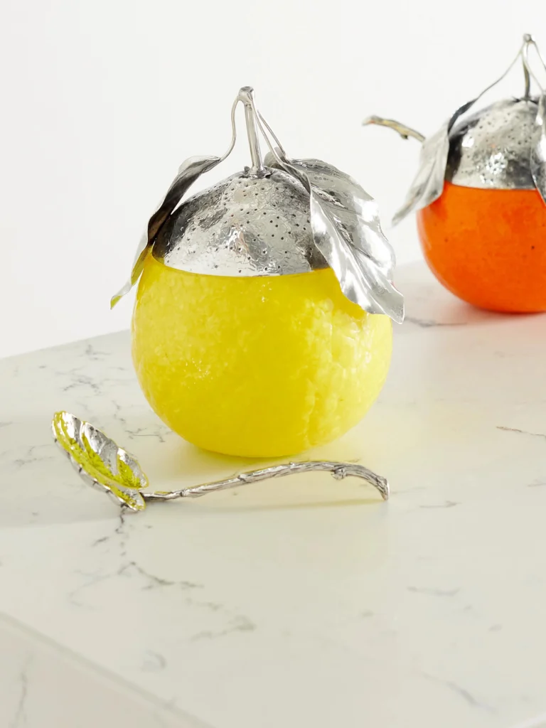 Buccellati Lemon Sterling Silver and Glass Jam Jar