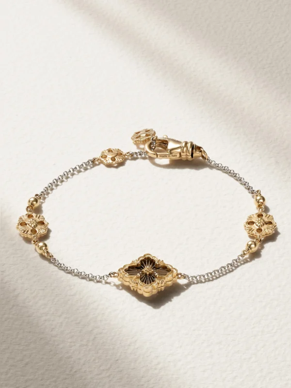 Buccellati Opera Tulle 18-karat Yellow and White Gold Bracelet