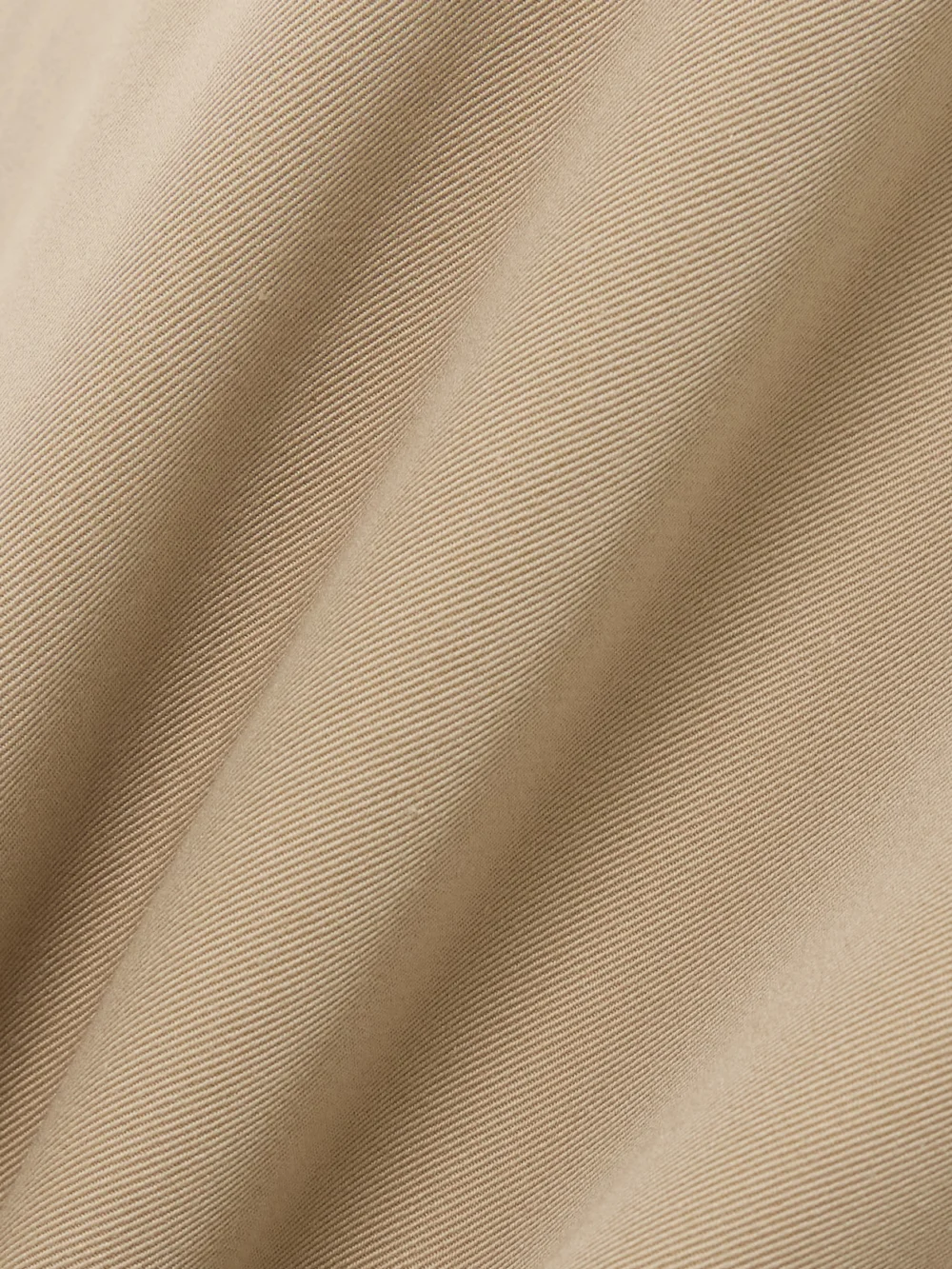 Close-up detail of the Burberry Camden Organic Cotton-gabardine Coat