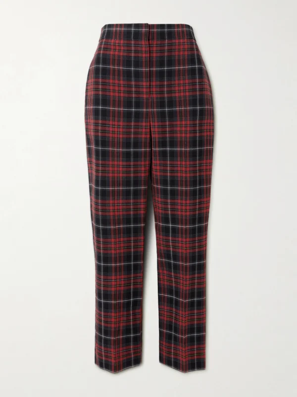 Burberry Checked Woven Skinnys Pants
