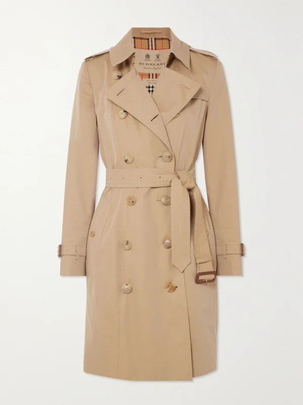 Burberry Chelsea Organic Cotton-gabardine Trench Coat