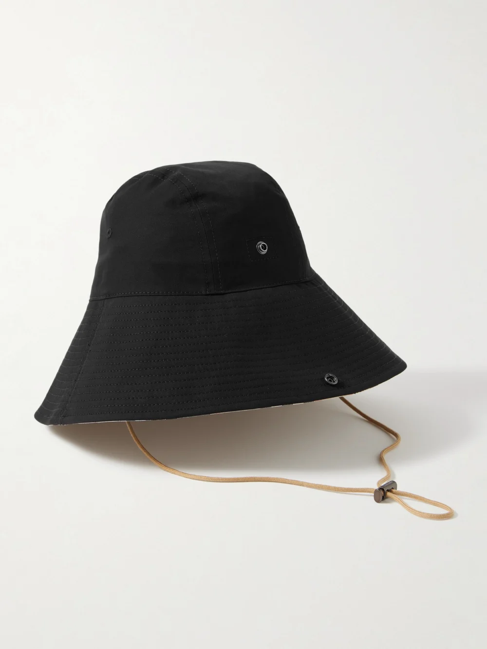 Burberry Cotton-gabardine Bucket Hat in black