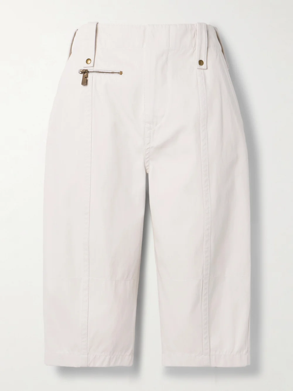 Burberry Cotton-twill Shorts in off-white