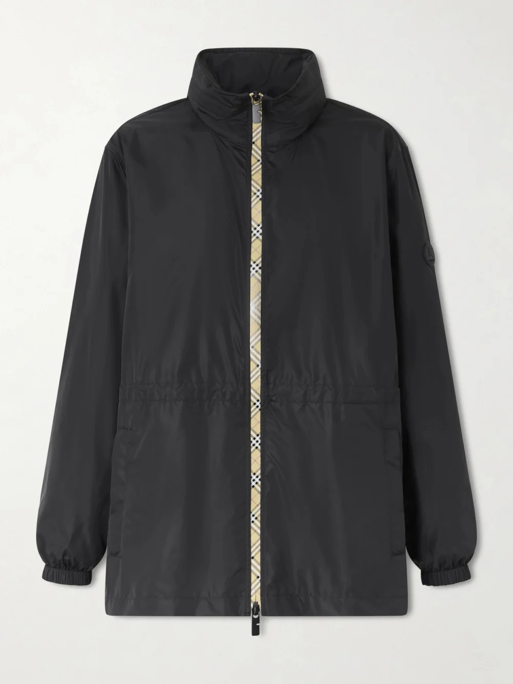 Burberry Hooded Shell Jacket in black
