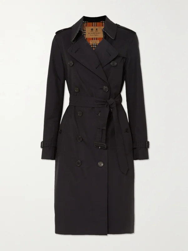 Burberry Kensington Long Organic Cotton-gabardine Trench Coat