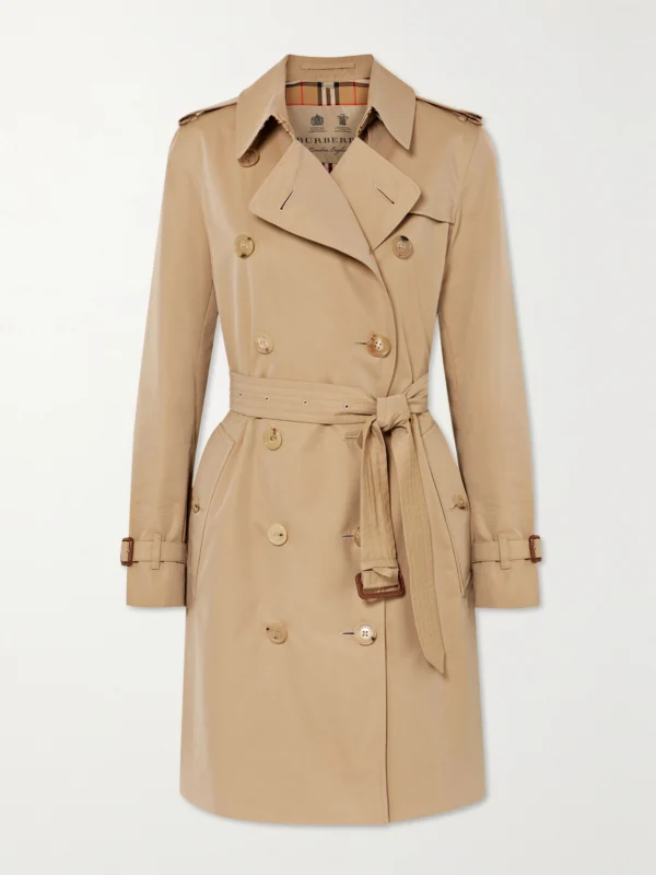 Burberry Kensington Organic Cotton-gabardine Trench Coat