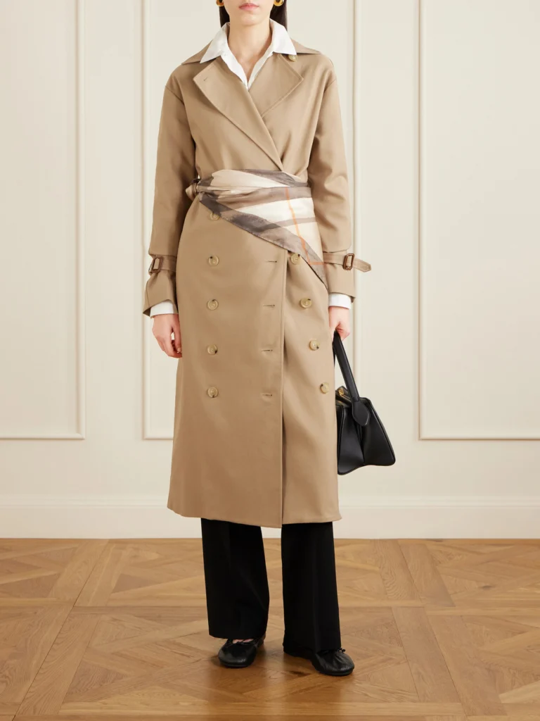 Burberry Perforated Leather Ballet Flats