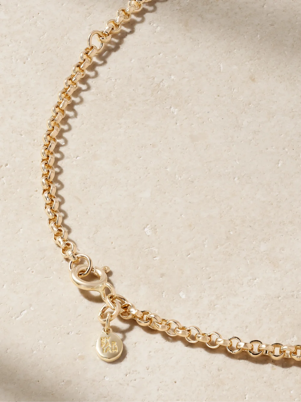 Back view of the By Pariah 14-karat Recycled Gold Opal Necklace