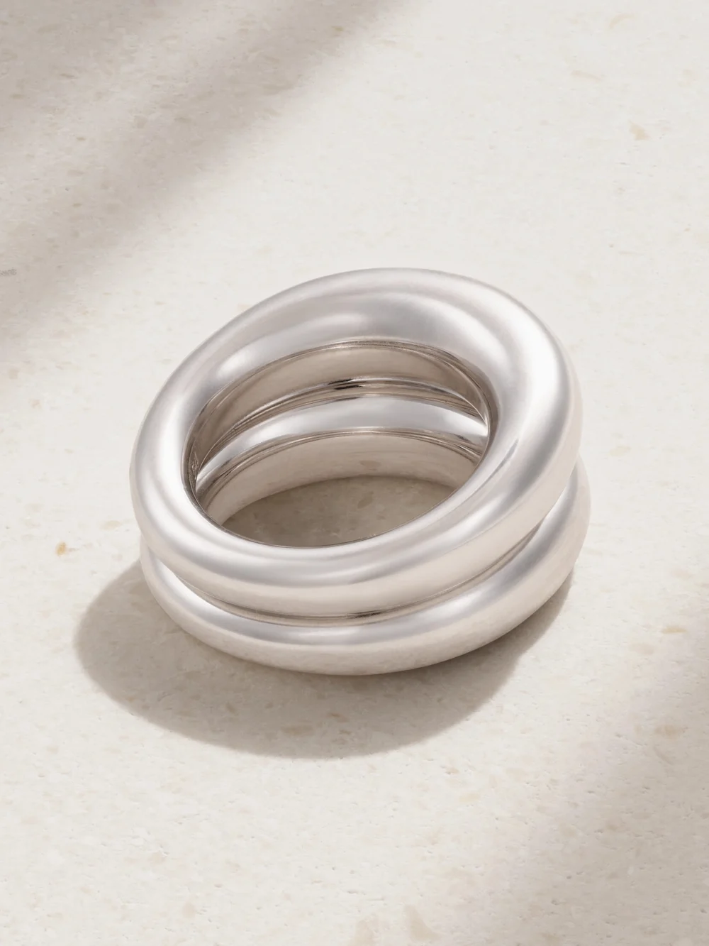 Back view of the By Pariah Echo Recycled Sterling Silver Ring