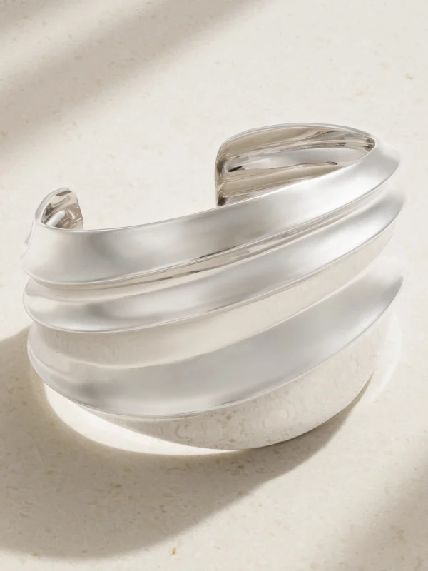 By Pariah Flux Recycled Sterling Silver Cuff
