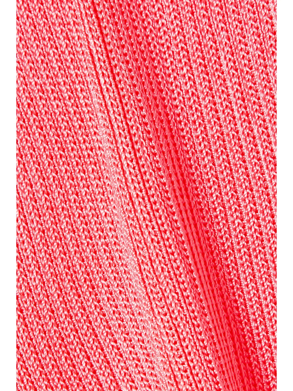 Close-up detail of the Calle Del Mar Ribbed-knit Shorts
