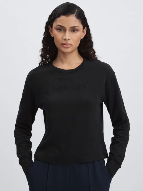 Calvin Klein Calvin Klein Black Relaxed Logo Sweatshirt