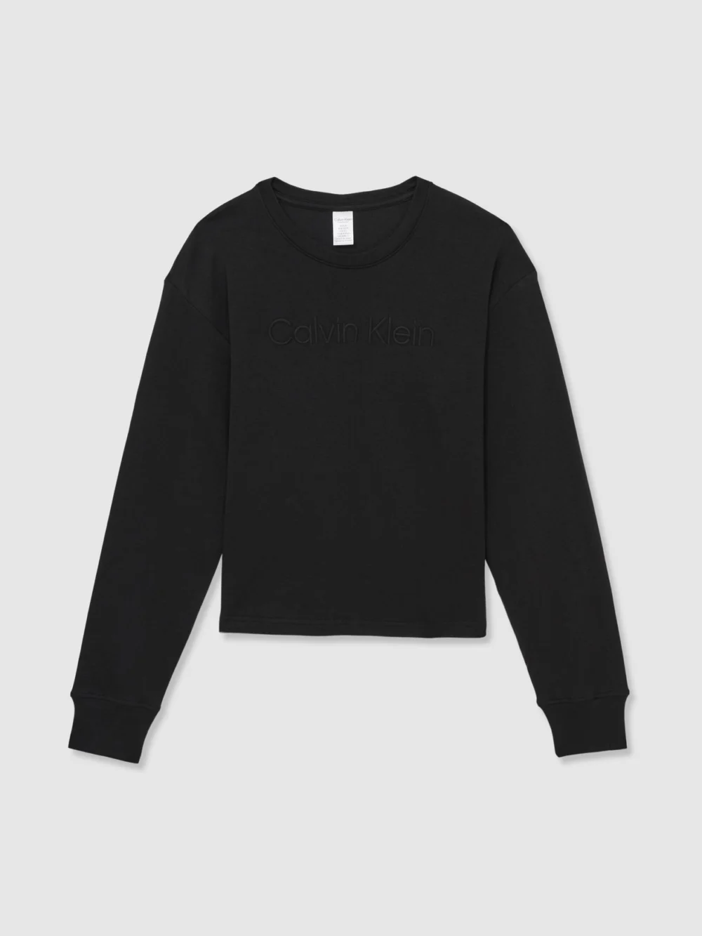 Calvin Klein Calvin Klein Black Relaxed Logo Sweatshirt, view 2