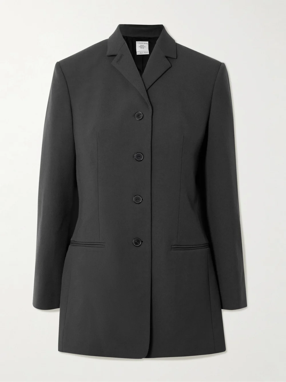 Calvin Klein Collection Adrian Wool Blazer in gray