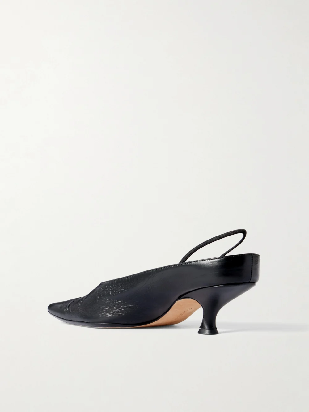 Back view of the Calvin Klein Collection Anna Convertible Leather Mules
