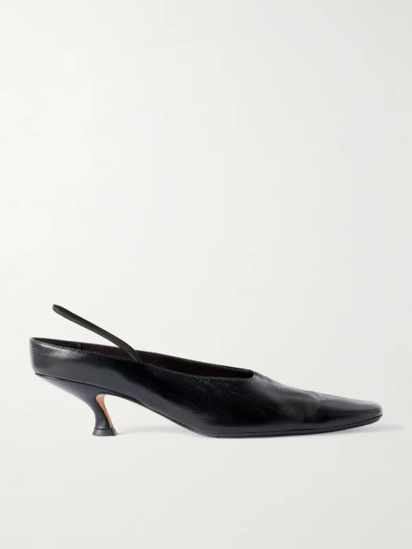 Calvin Klein Collection Anna Convertible Leather Mules