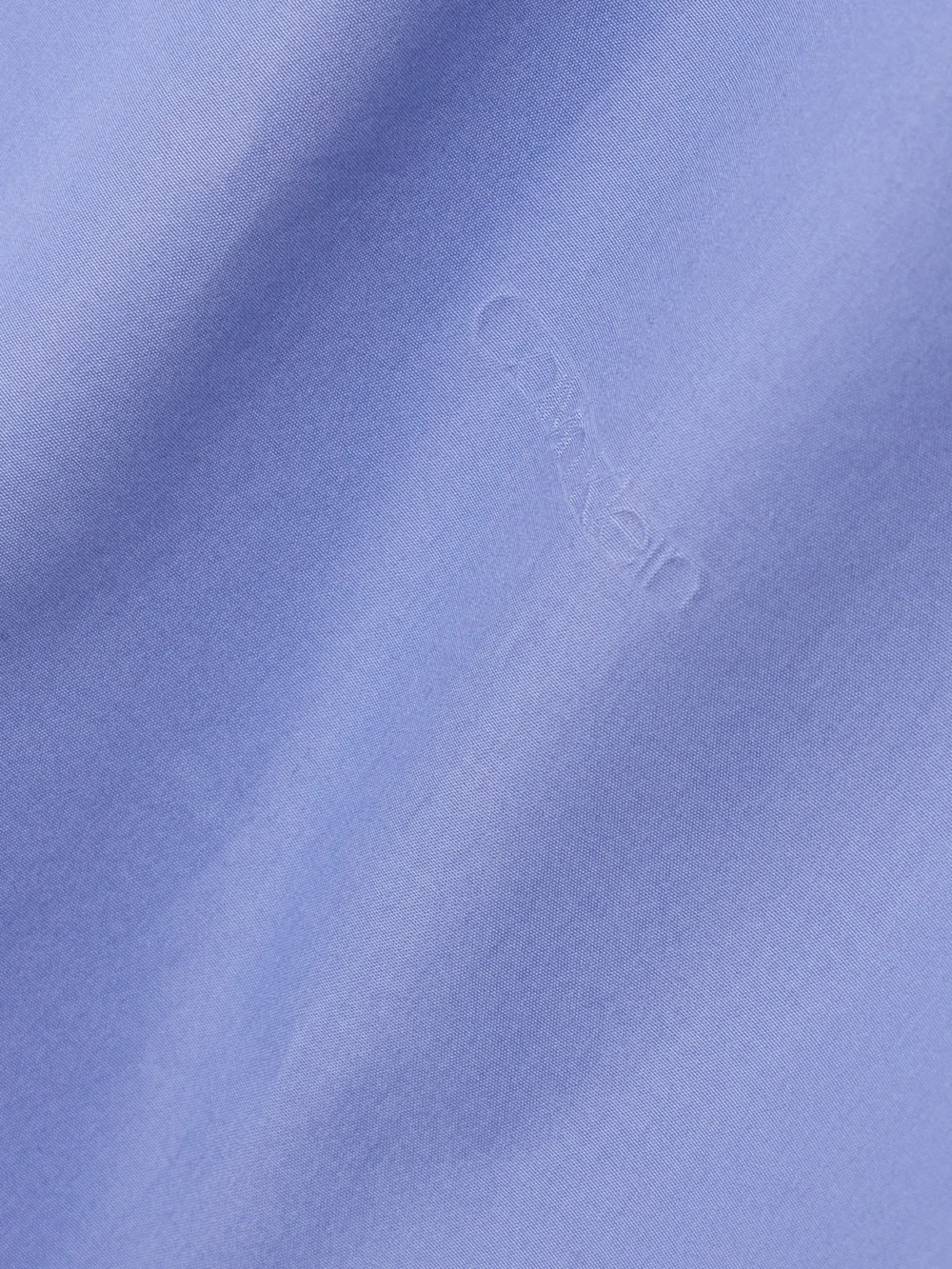 Close-up detail of the Calvin Klein Collection Daisy Cotton-poplin Shirt