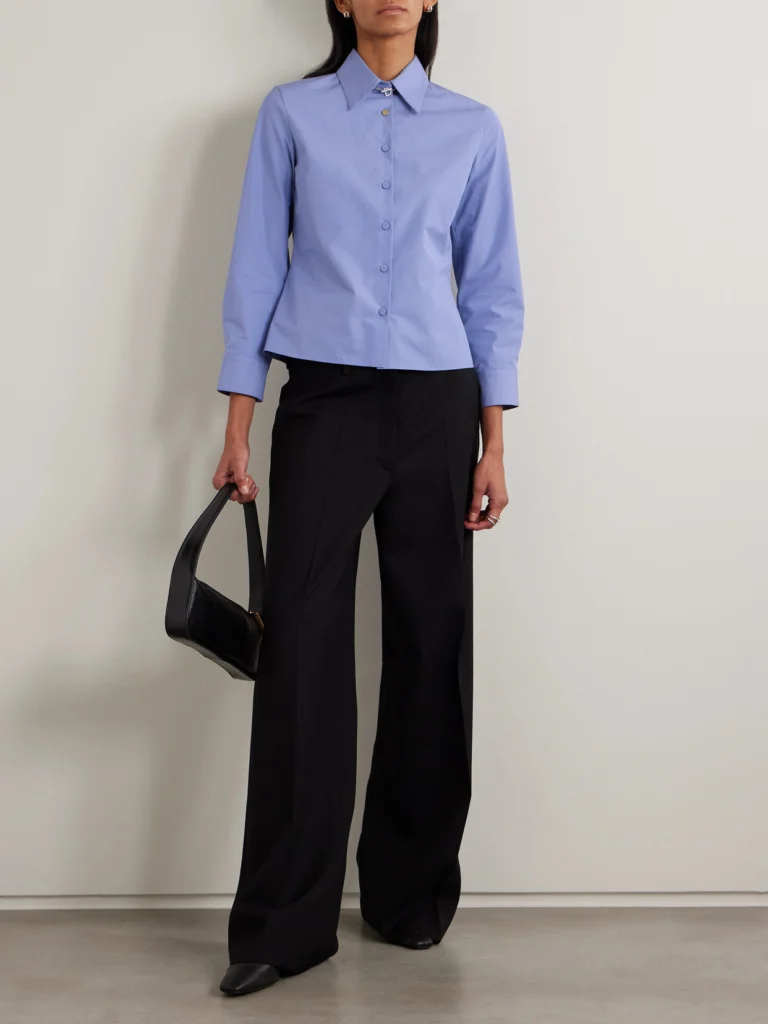 Calvin Klein Collection Daisy Cotton-poplin Shirt