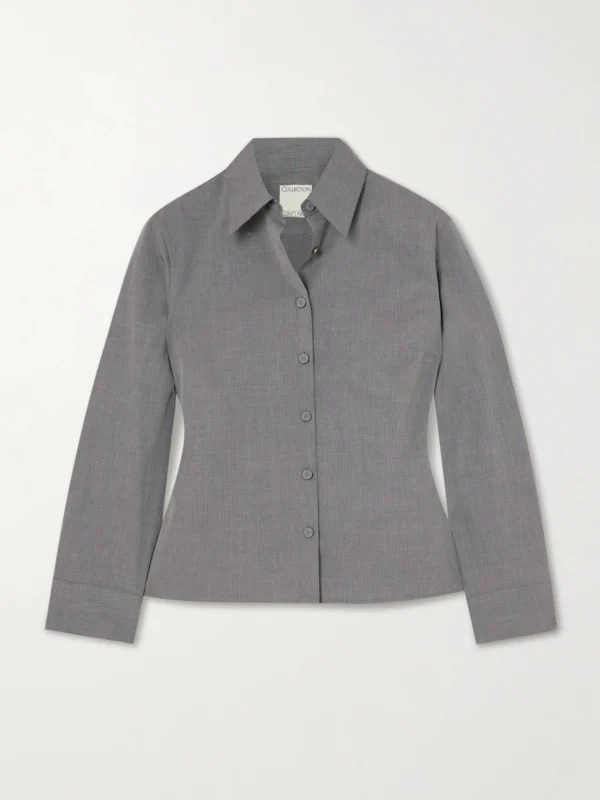 Calvin Klein Collection Daisy Cotton-poplin Shirt