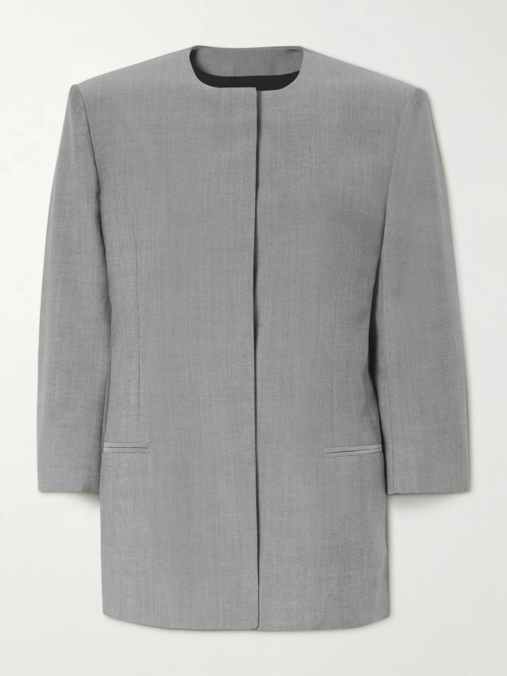 Calvin Klein Collection Parker Wool Blazer in light gray