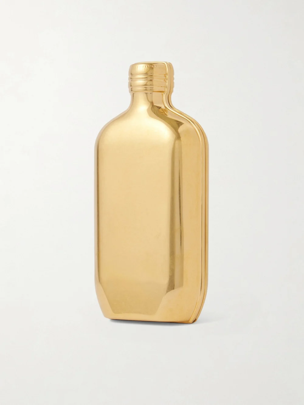 Back view of the Calvin Klein Collection The One Gold-tone Clutch