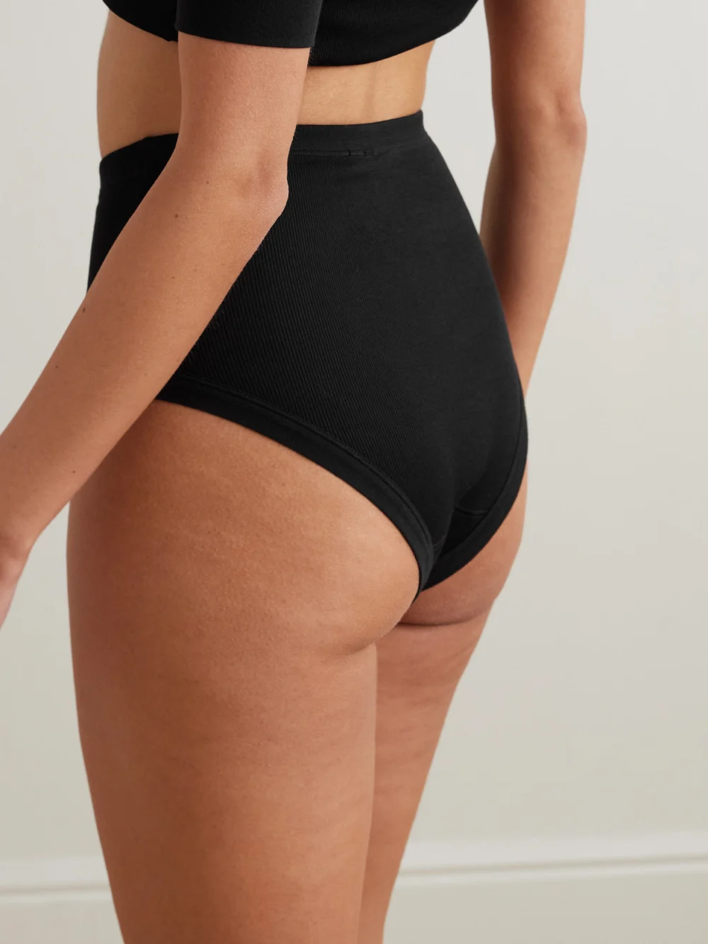 Back view of the Calvin Klein Collection Tyra Stretch-cotton Briefs