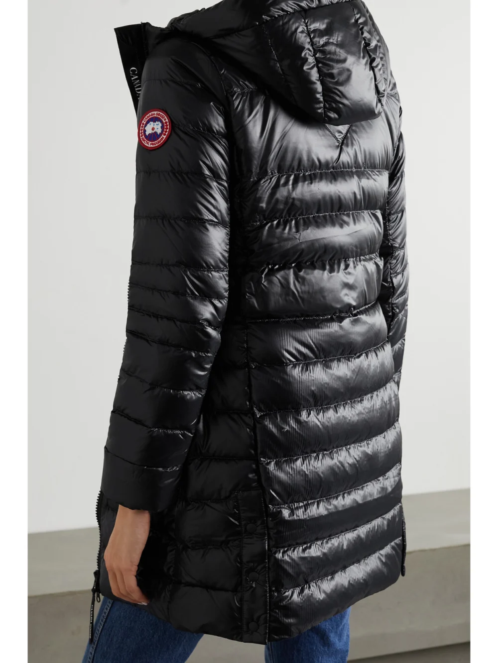 Back view of the Canada Goose Cypress Hooded Quilted Shell Down Jacket