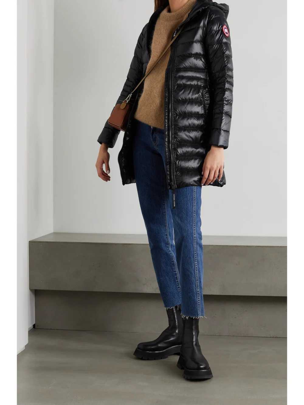 Canada Goose Cypress Hooded Quilted Shell Down Jacket, worn by a model