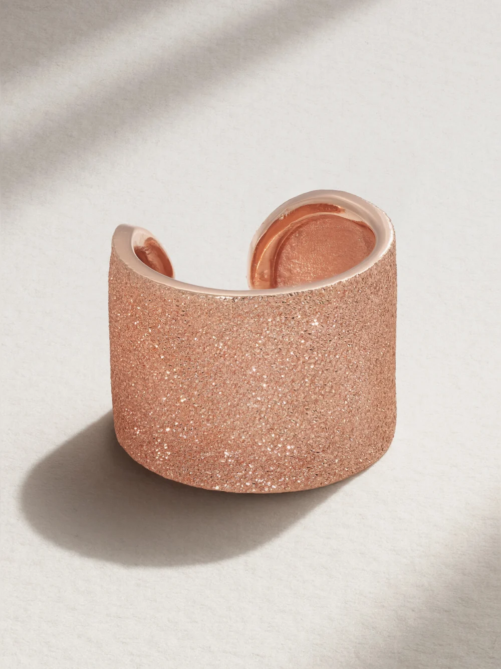 Carolina Bucci Florentine Finish Cff 18-karat Rose Gold Ring in 6