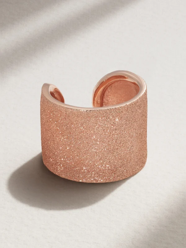 Carolina Bucci Florentine Finish Cff 18-karat Rose Gold Ring