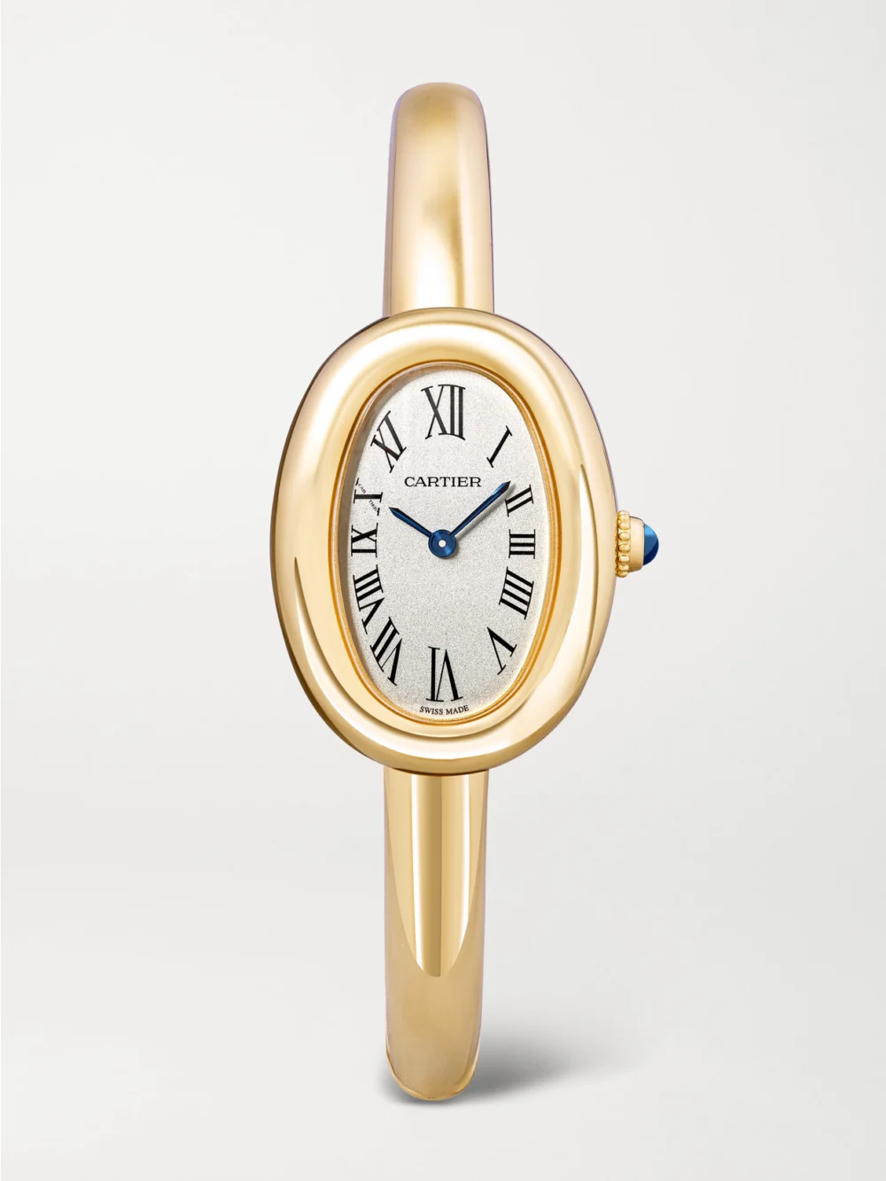 Cartier Baignoire Small 18-karat Gold Watch (size 16) in white