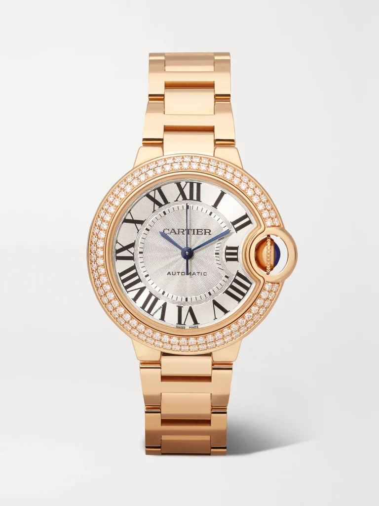 Cartier Ballon Bleu De Cartier 18-karat Pink Gold Diamond Watch