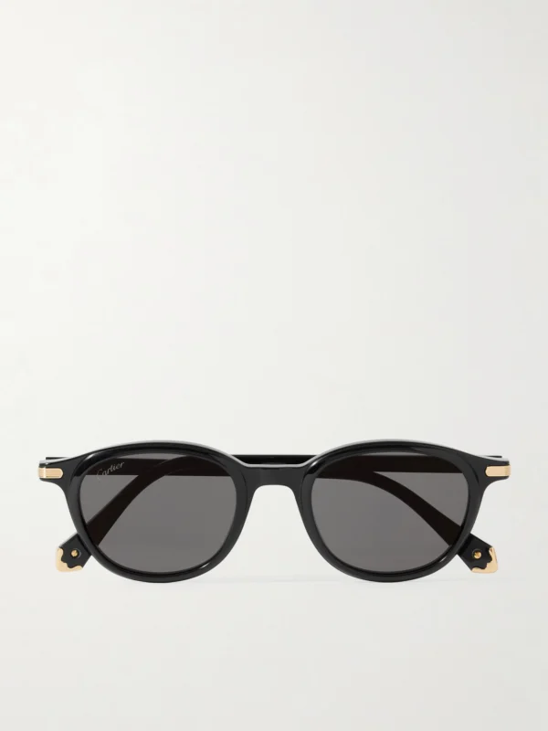 Cartier Eyewear Godron De Cartier D-frame Acetate Sunglasses