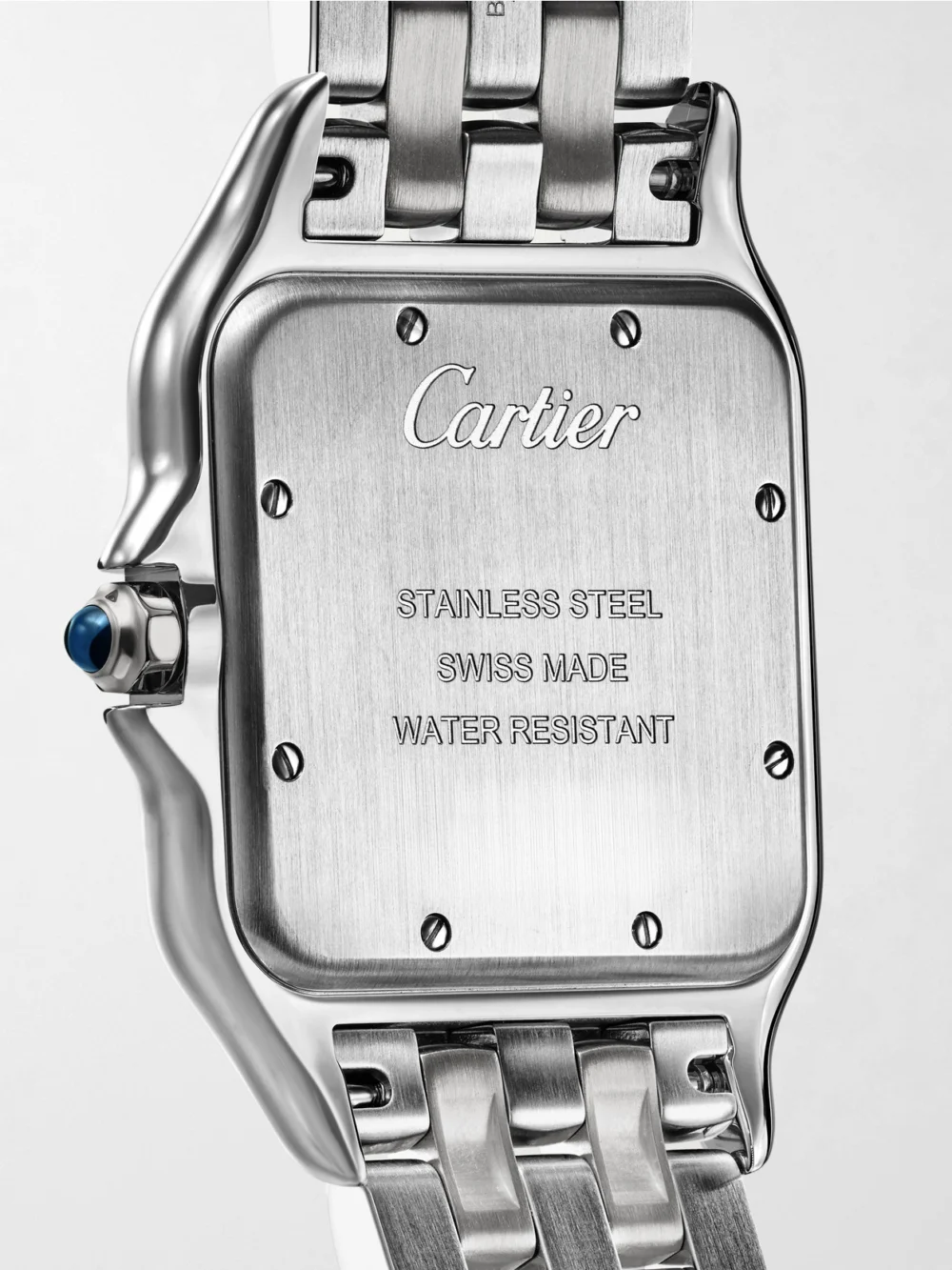 Back view of the Cartier Panthère De Cartier Stainless Steel Watch