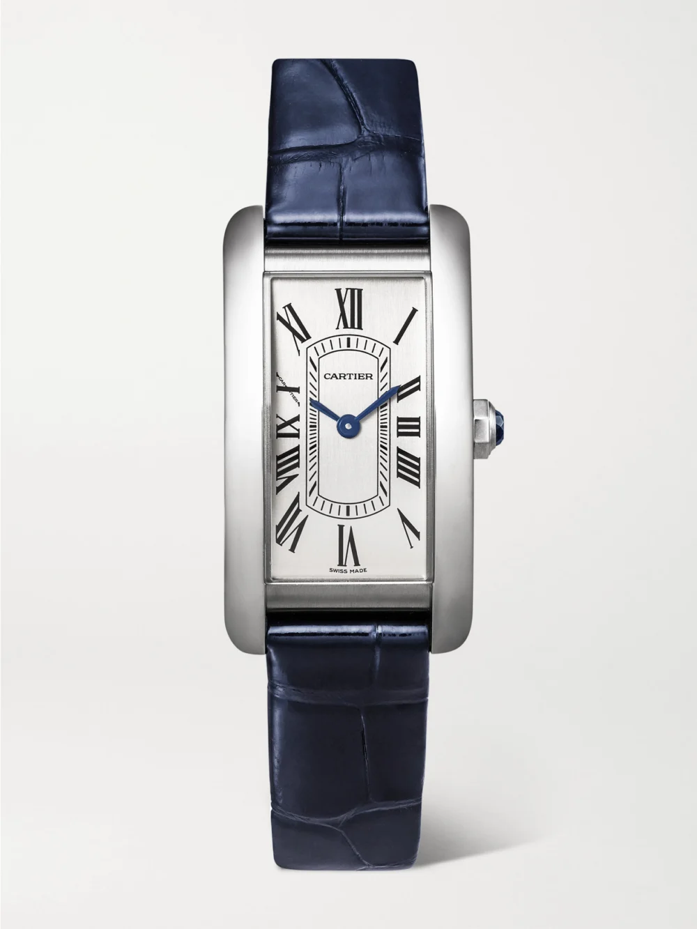Cartier Tank Américaine Small Stainless Steel Watch in silver